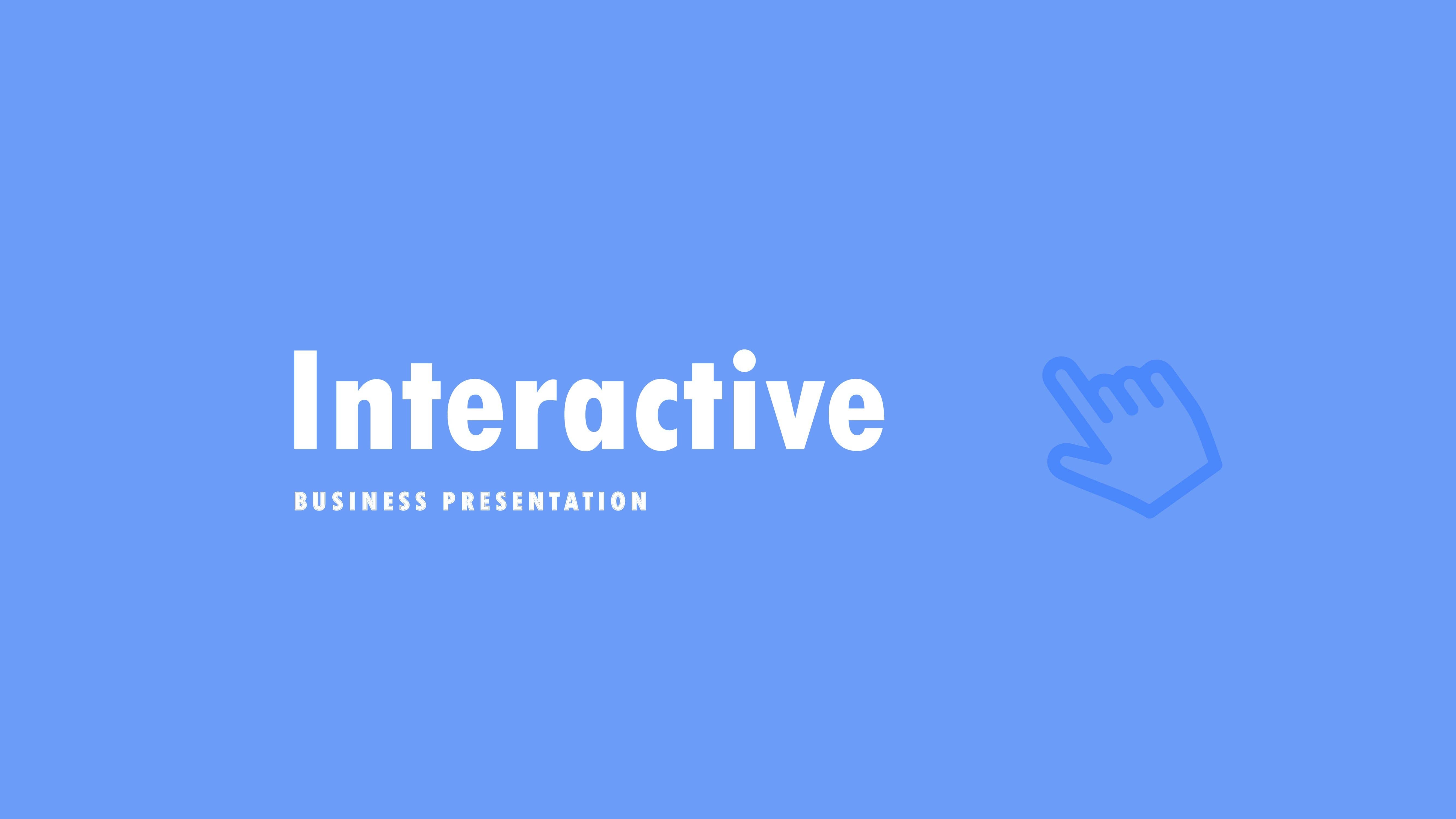 Interactive PowerPoint Template Light